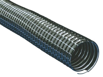 Superflextract Exhaust Hose PVC black - 44mm, 85°C, 0bar, 0.28bar