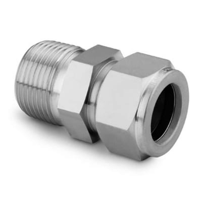 Swagelok SS-1210-1-12 316 SS Tube Fitting, Male Connector, 3/4 in. Tube OD × 3/4 in. Male NPT