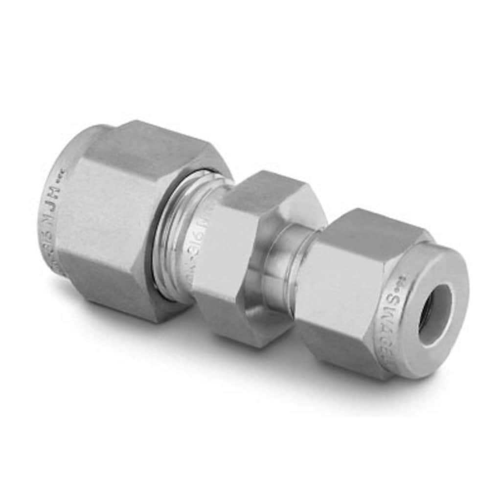 Swagelok SS-600-6-4 316 SS Tube Fitting, Reducing Union, 3/8 in. x 1/4 in. tube OD