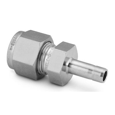Swagelok SS-400-R-1 316 SS Tube Fitting, Reducer, 1/4 in. tube OD x 1/16 in. Swagelok tube adapter