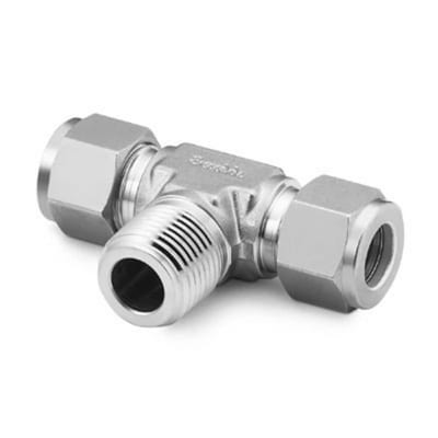 Swagelok SS-1210-3TTM 316 SS Tube Fitting, Male Branch Tee, 3/4 in. Tube OD