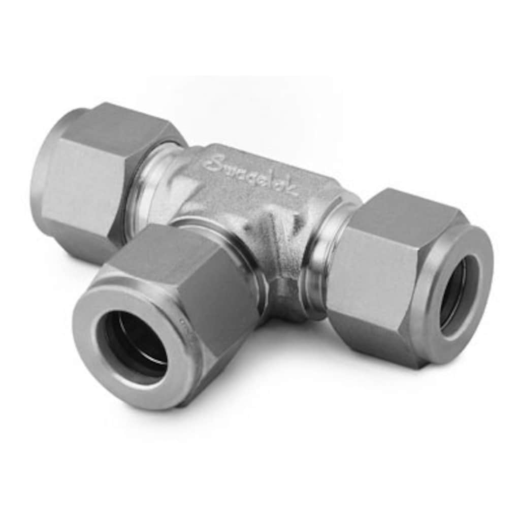 Swagelok SS-810-3 316 SS Tube Fitting, Union Tee, 1/2 in. Tube OD