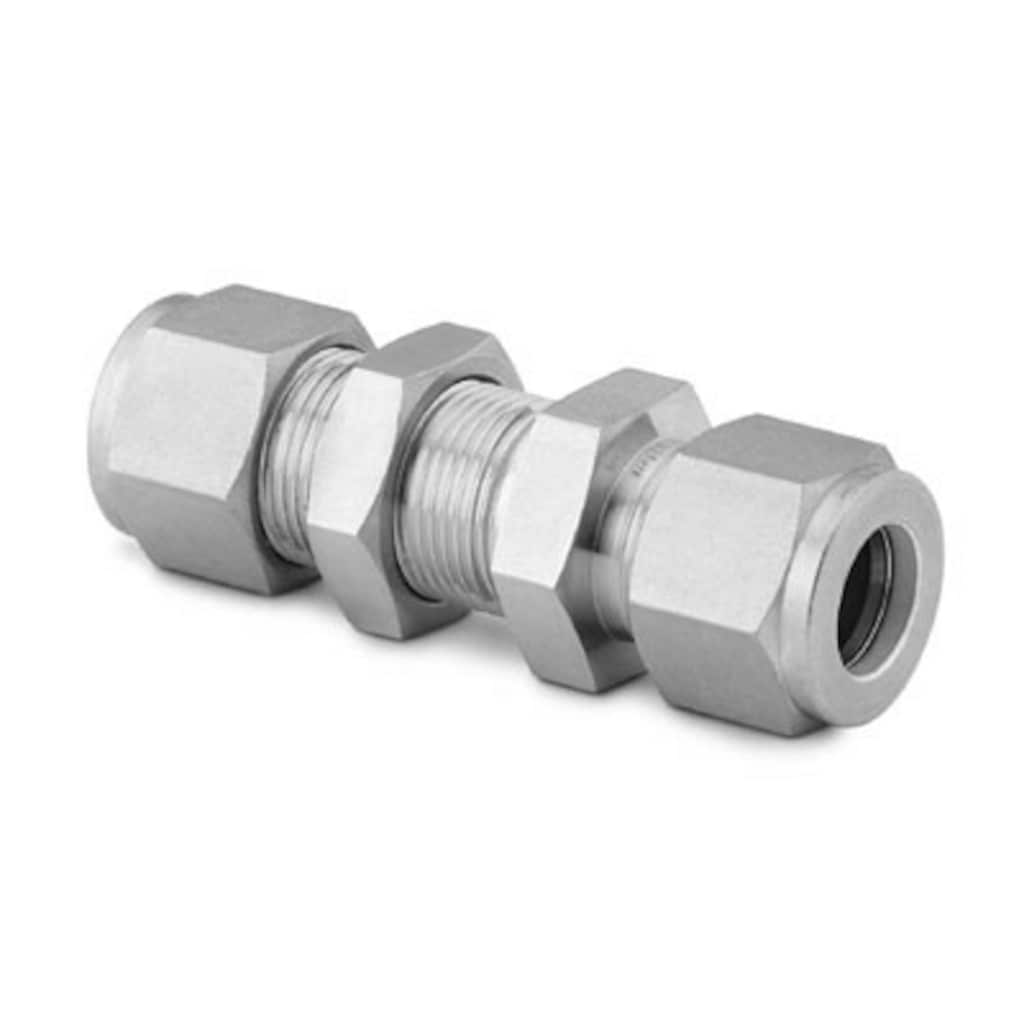 Swagelok SS-1610-61 316 SS Tube Fitting, Bulkhead Union, 1 in. Tube OD
