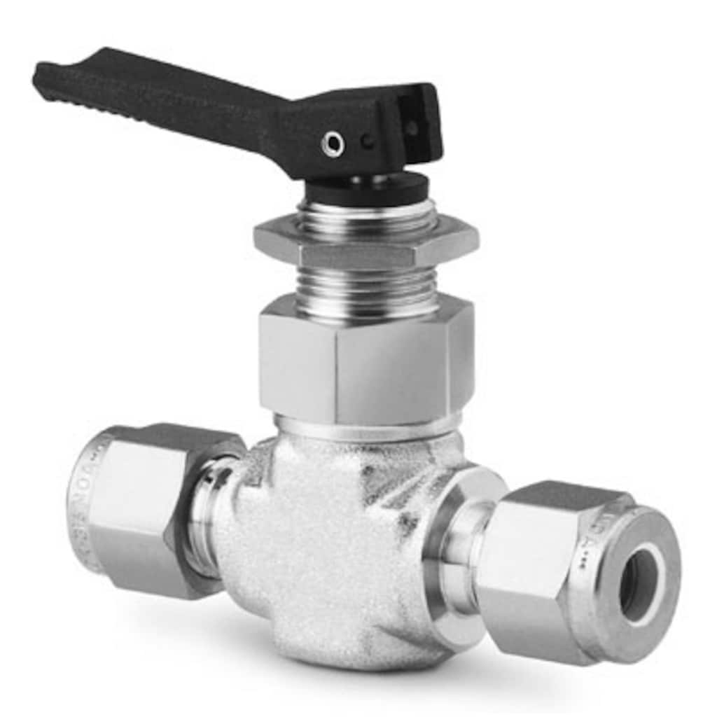 Swagelok SS-1GS4 316 SS Toggle Valve, 1/4 in. Swagelok tube fitting