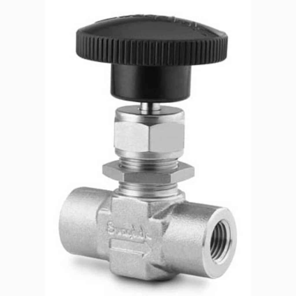 Swagelok SS-1RF4 316 SS Integral-Bonnet Needle Valve, 1/4 in. female NPT, 0.73 Cv