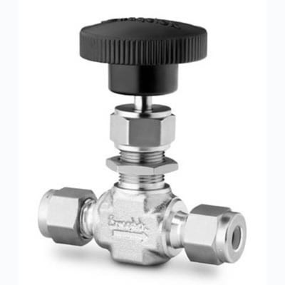 Swagelok SS-1RS4 316 SS Integral-Bonnet Needle Valve, 1/4 in. Swagelok tube fitting, 0.37 Cv