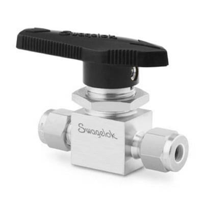 Swagelok SS-42GS4 316 SS One-Piece 40G Series Ball Valve, 1/4 in. Swagelok tube fitting, 0.6 Cv