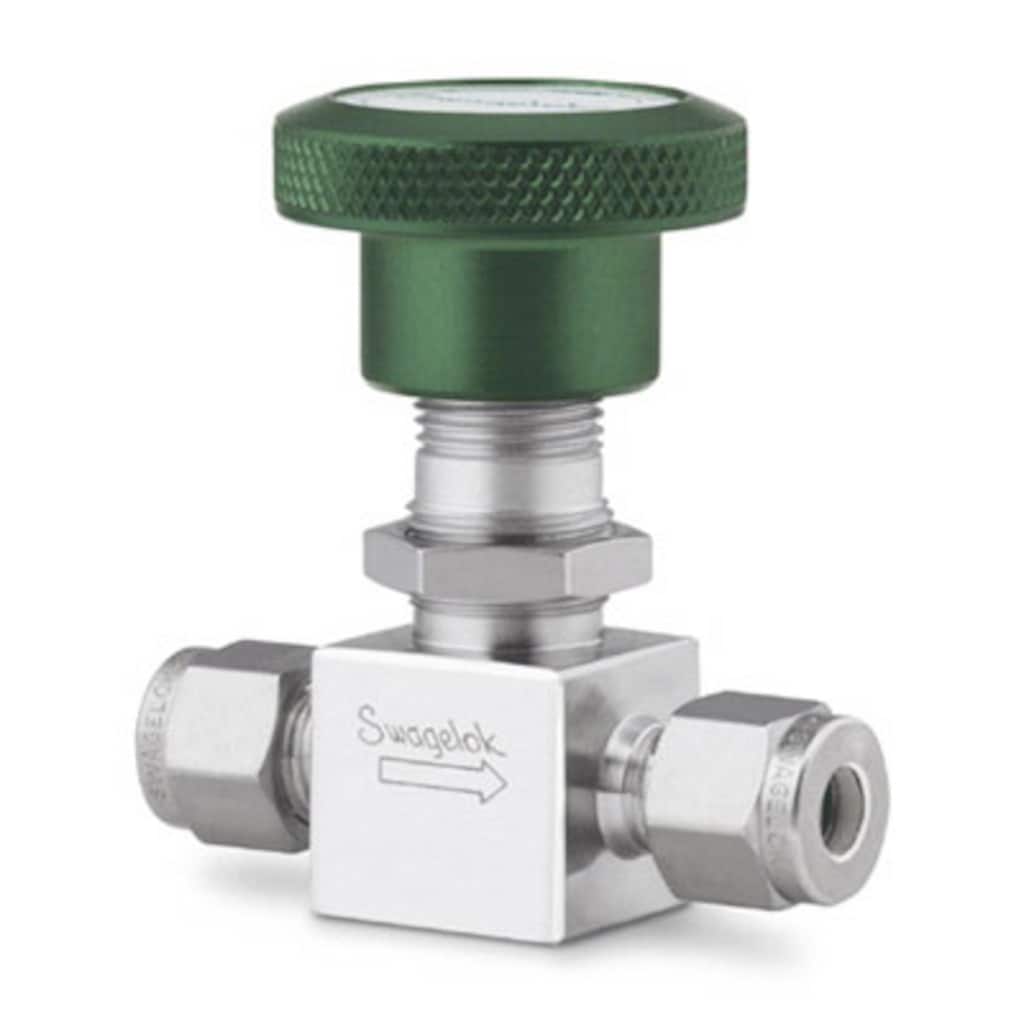 Swagelok SS-4H 316 SS Bellows-Sealed Valve, 1/4 in. Swagelok tube fitting