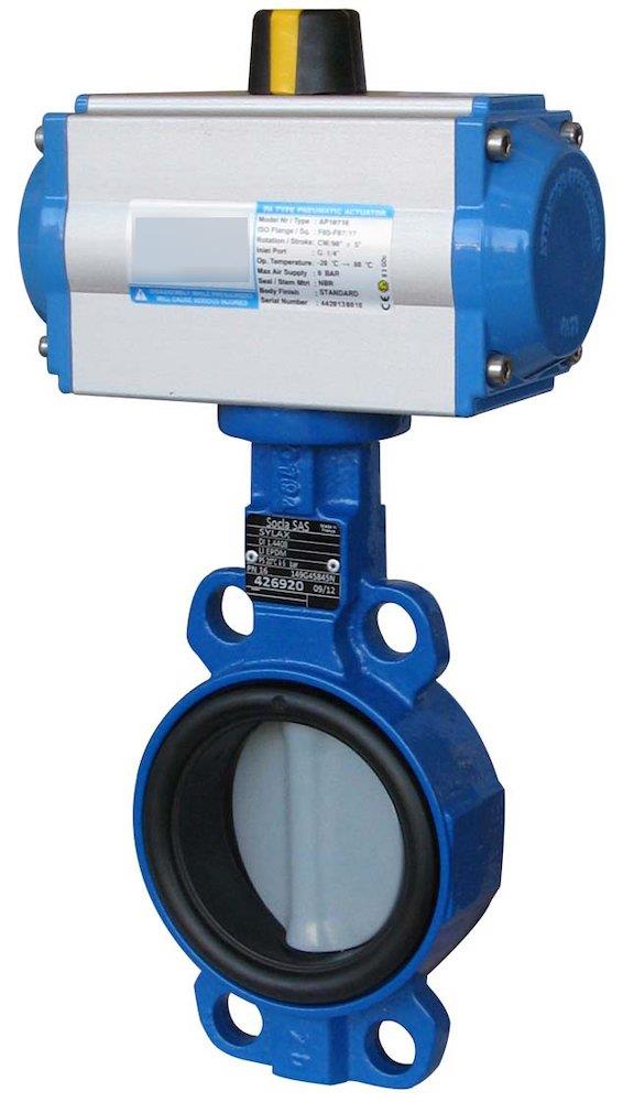 Sylax Butterfly valve GG25/316/EPDM Wafer single-acting - 200, 16bar 452136