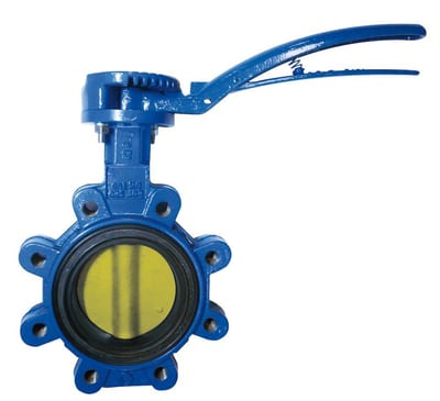 Sylax Butterfly valve with handle LUG GGG40/BRZ/NBR - 40, 16bar, F05 - 11mm