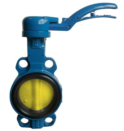 Sylax Butterfly valve with handle Wafer BRZ/NBR - 200, 16bar, F10 - 17mm