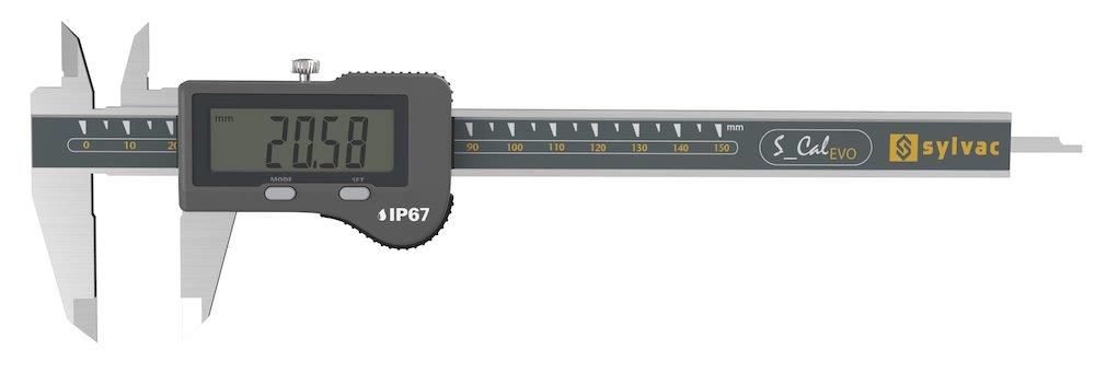 Sylvac S_Cal EVO BASIC Digital Caliper without data output - 0-200mm, 50mm, 0,01
