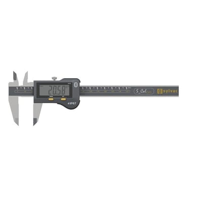 Sylvac S_Cal EVO SMART Digital Caliper Bluetooth, without depth gauge - 0-300mm, 64mm, 0,01