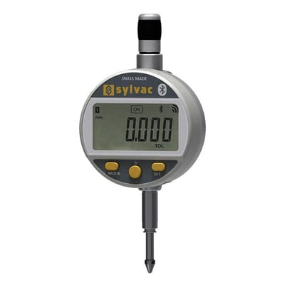 Sylvac S_DIAL WORK SMART Digital Dial Indicator Bluetooth & USB/RS232 - 0-50, 0,001