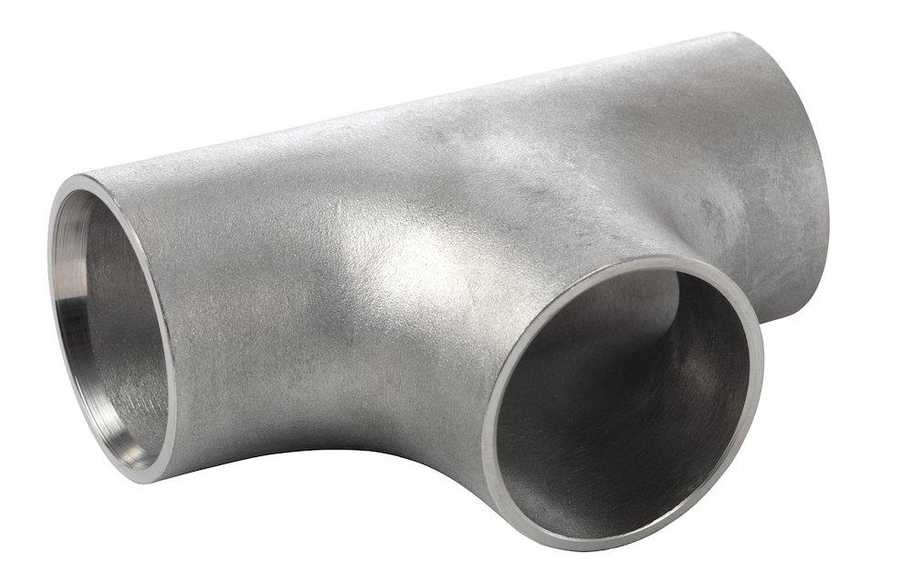 T-Piece acid-resistant welded pressed - 26.9mm, 2mm, 58mm