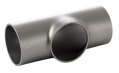 T-Piece short branch acid-resistant welded flared - 76.1mm, 3mm, 152mm