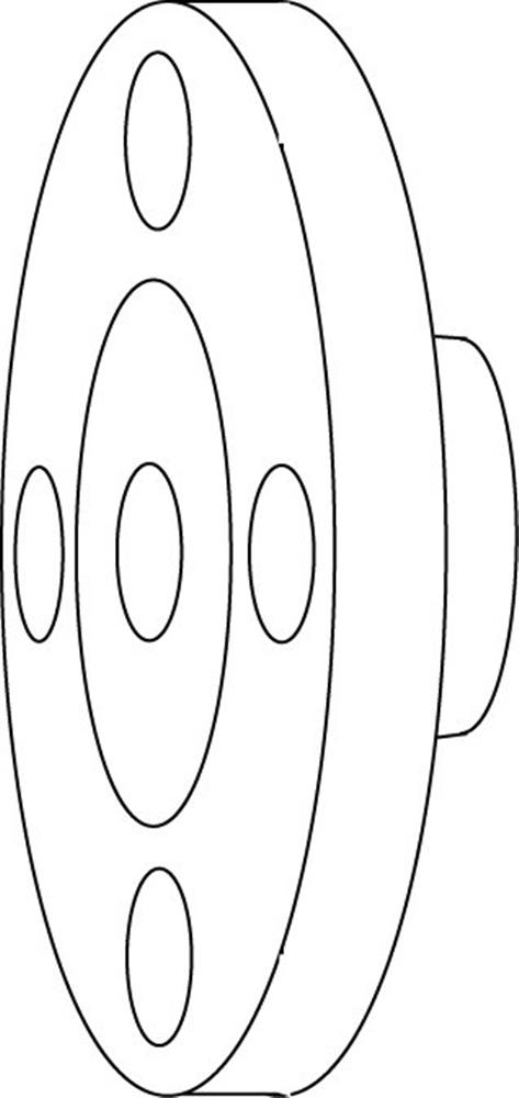 TA Connection Coupling inlet - 32, Flange/flange, 1 1/4", 140 mm