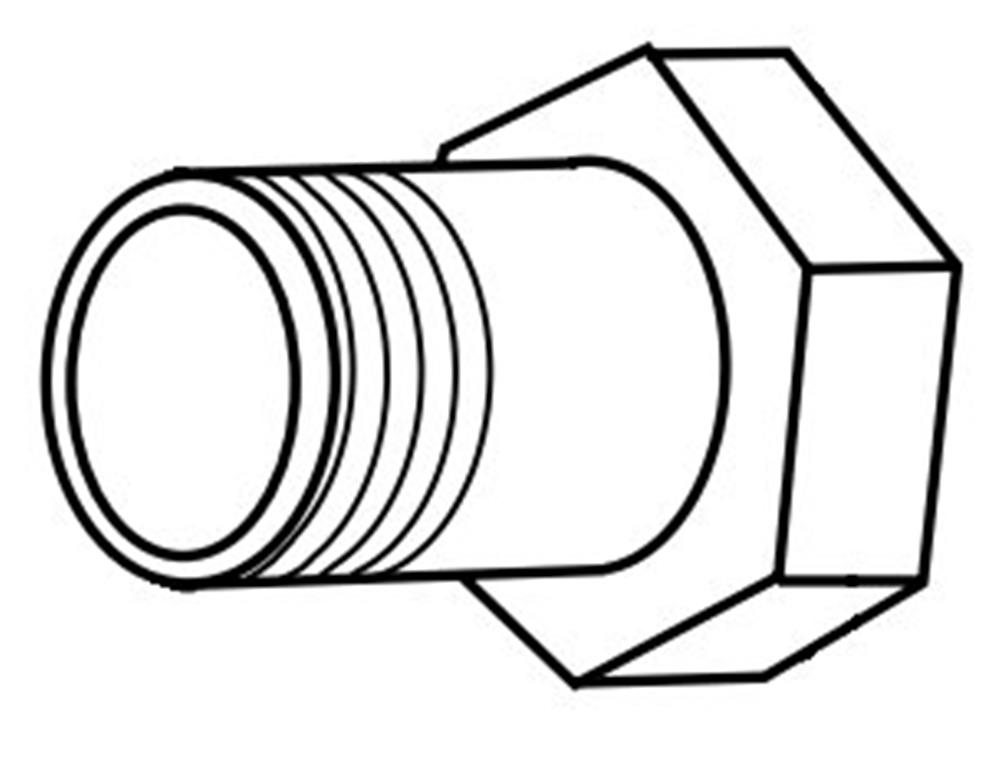 TA Connection Coupling with union nut - 50, Nipple/nipple, 2"