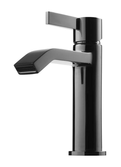 Tapwell ARM071 Washbasin faucet - 1 handles, 104mm, Anthracite, Polished, Low, without pop-up waste, No