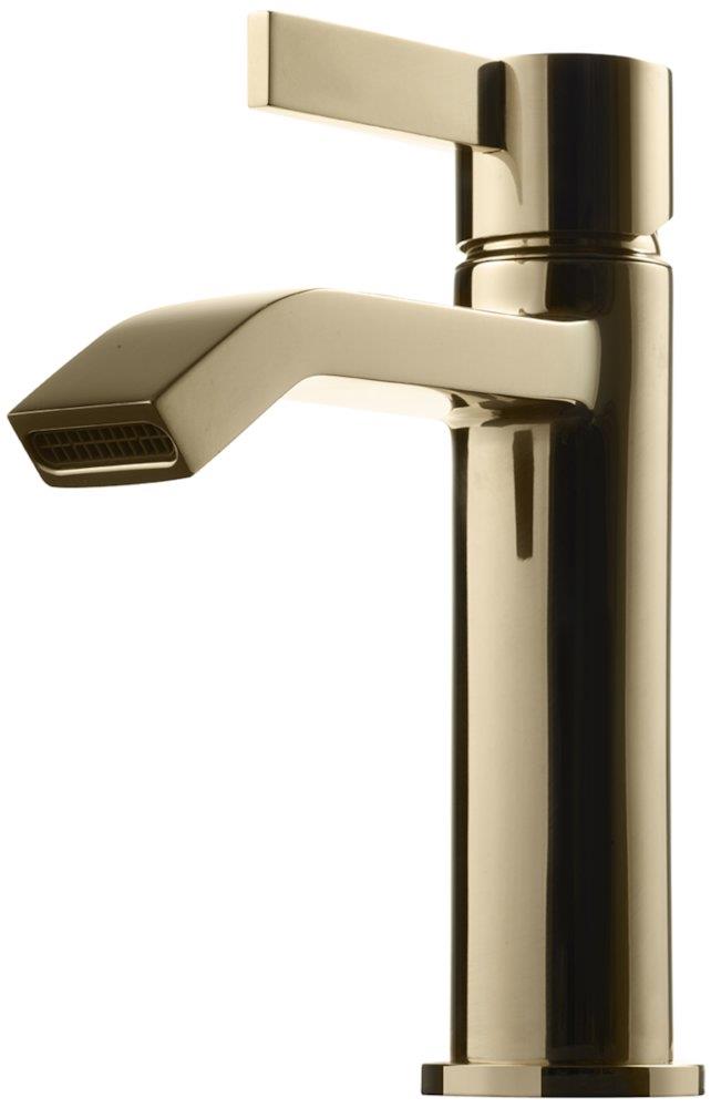 Tapwell ARM071 Washbasin faucet - 1 handles, 104mm, brass, Polished, Low, without pop-up waste, No