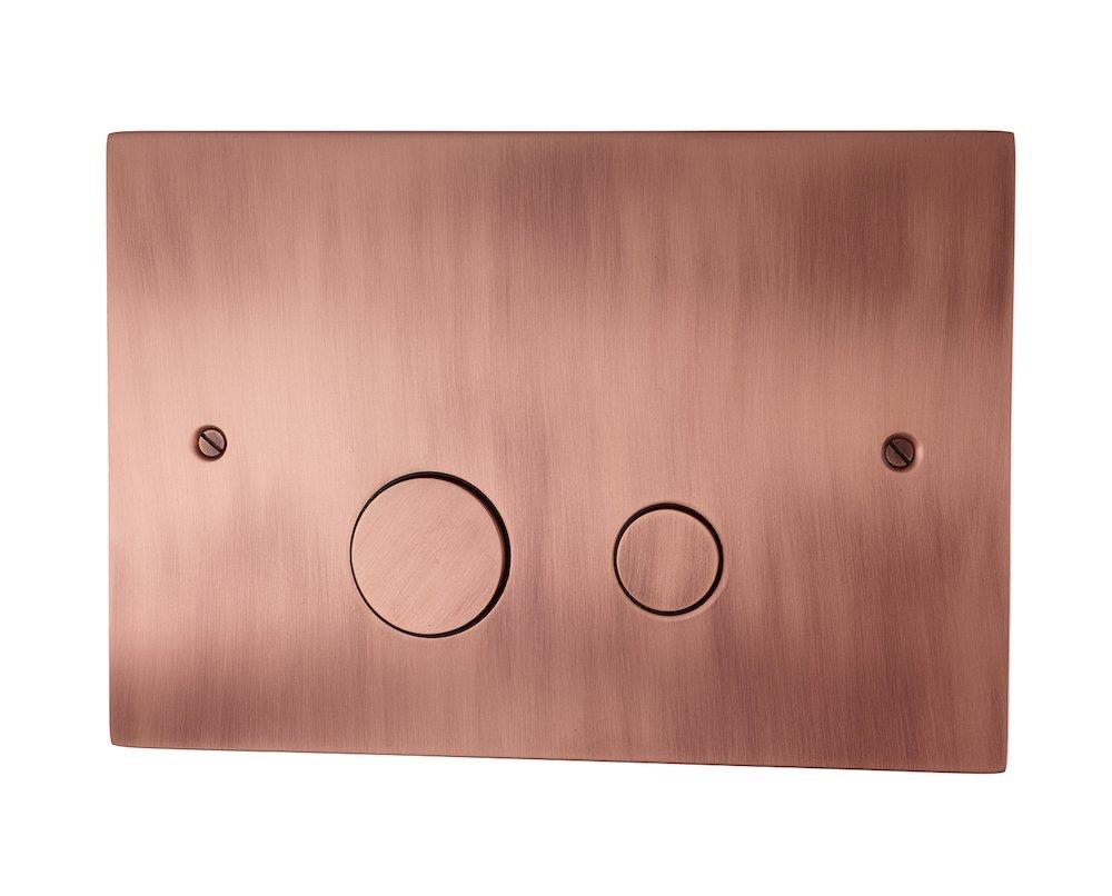 Tapwell DUO112 Operating Plate - Front, copper, copper, Mechanical