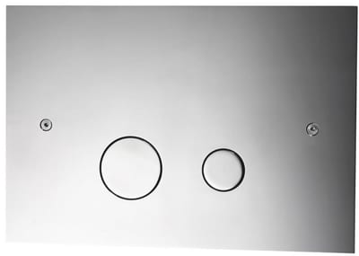 Tapwell DUO112 Operating Plate - Front, Chrome-plated, Chrome-plated, Mechanical