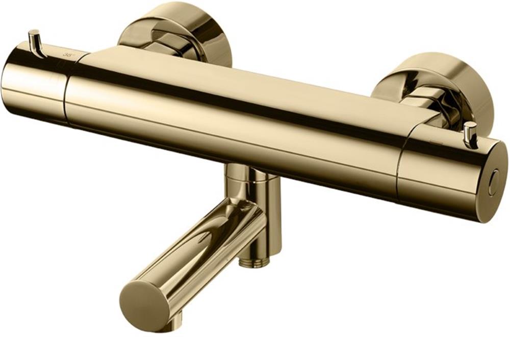 Tapwell EVM022 Bath and Shower Thermostat - brass, 2 handles, spout included