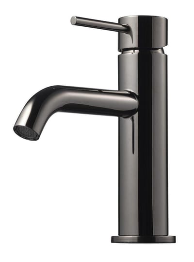 Tapwell EVM072 Washbasin faucet - 1 handles, 114mm, Anthracite, Polished, Low, without pop-up waste, No