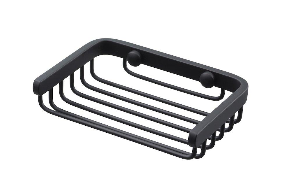 Tapwell TA126 Soap Basket - 130mm x 89mm x 33mm, Matte Black Brass