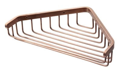 Tapwell TA156 Soap Corner Shelf - 209.3mm, 187mm, copper