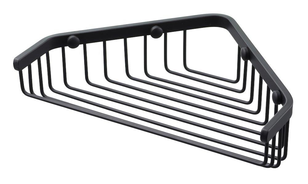 Tapwell TA156 Soap Corner Shelf Matte Black - 209 x 187 mm