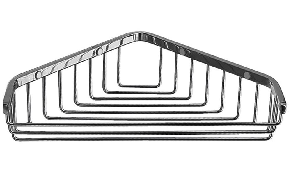 Tapwell TA156 Soap Corner Shelf black chrome - 209.3mm, 187mm, black