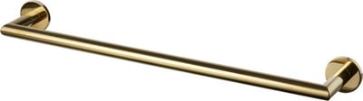 Tapwell TA212 Single Towel Holder - 600 x 45 x 72mm, Polished Brass