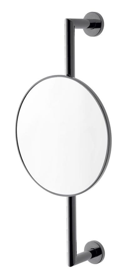 Tapwell TA816 Cosmetic mirror black chrome - 476mm, 167mm, black, 208mm, Round, No