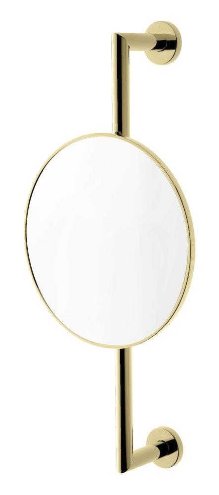 Tapwell TA816 Cosmetic mirror honey gold - 476mm, 167mm, Gold, 208mm, Round, No