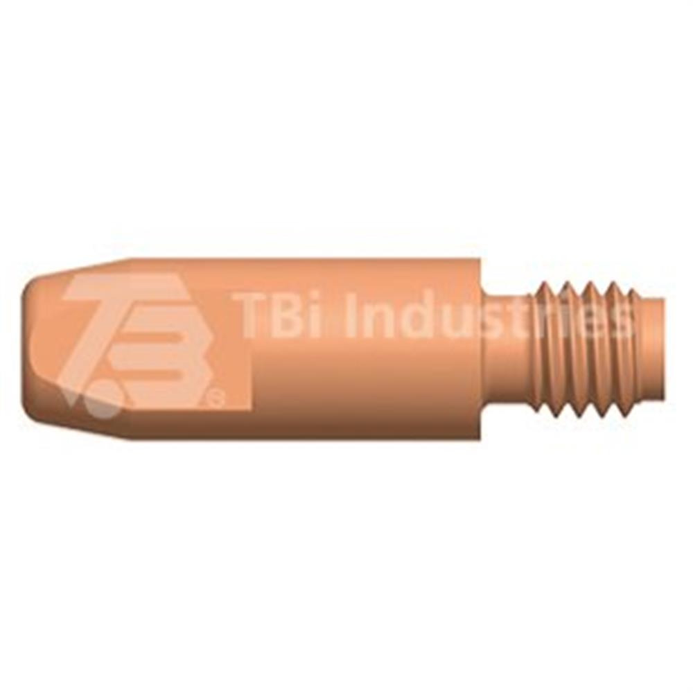 TBi CuCrZr Contact tip - 1,0mm, M6 x 28mm, MXL341/271, TBI240/250/260/360/241, 8mm