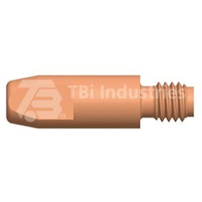 TBi CuCrZr Contact tip - 1,0mm, M6 x 28mm, MXL341/271, TBI240/250/260/360/241, 8mm