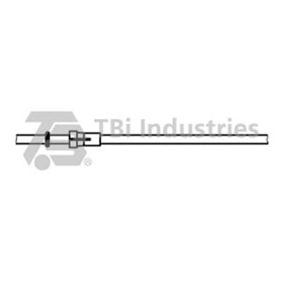TBi Thread Leader yellow - 1,2-1,6mm, 4M, MXL341/511W/411W, TBI360/411/511, Aluminium, stainless steel, PTFE / teflon