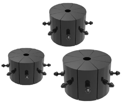 Techmaflex Kit 4 Jaws - 15mm, 36mm, H CRIMP 137, H CRIMP 137 HPM (PMH28), S/V CRIMP 137 EVO R, S CRIMP 137 (SE28), S CRIMP 137 EVO