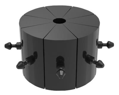 Techmaflex N°62 Die Set - 110mm, 28mm, 62mm, 66mm, S CRIMP 240 (PE 38)EVO, S CRIMP 210 EVO, V CRIMP 240 (PE 38 12V), S CRIMP 420 EVO