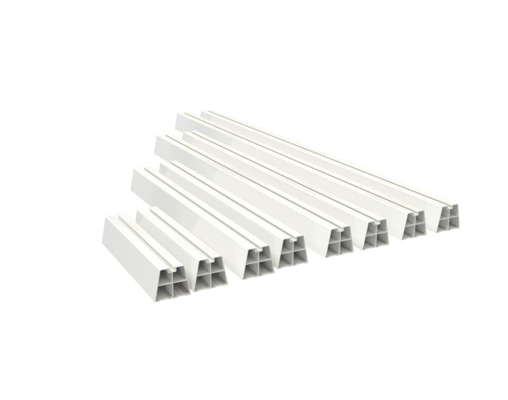 Tecnosystemi Mounting Console - 400mm, 70mm, 60mm, 130kg, white