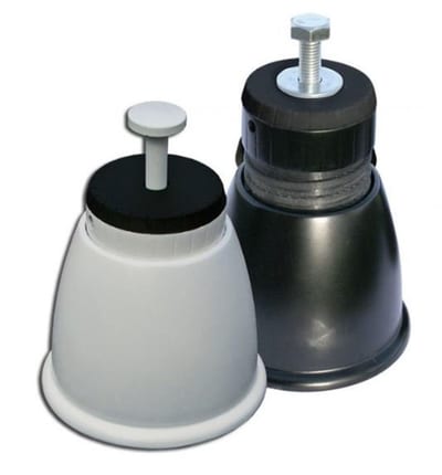 Tecnosystemi Mounting Feet adjustable - 140mm, 1000kg, black