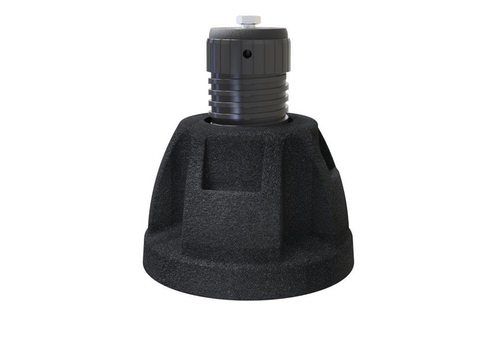 Tecnosystemi Mounting Foot - 160mm, 160mm, 130mm, 500kg, black