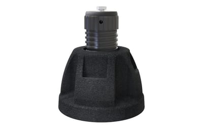 Tecnosystemi Mounting Foot - 160mm, 160mm, 130mm, 500kg, black