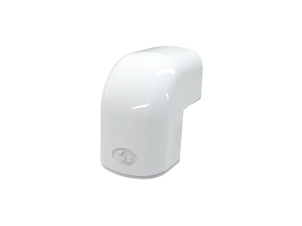 Tecnosystemi Optima CAE Duct Elbow external - 102mm, plastic, white