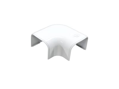 Tecnosystemi Optima CP Duct Angle - 102mm, plastic, white