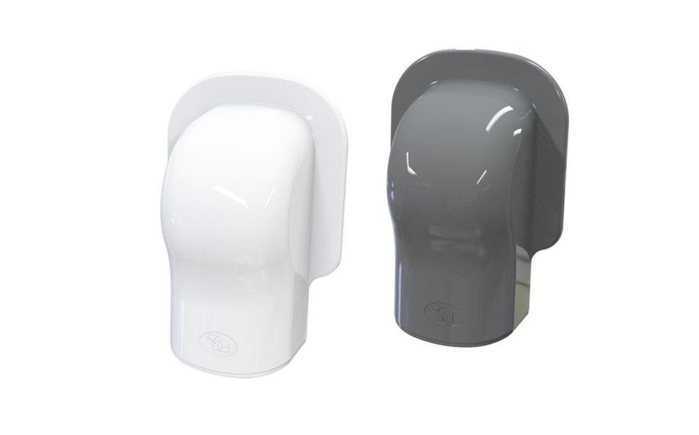 Tecnosystemi Optima TM Duct Wall Termination - 135mm, plastic, white