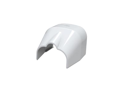 Tecnosystemi Optima TS Duct Pipe Outlet - 75mm, plastic, white