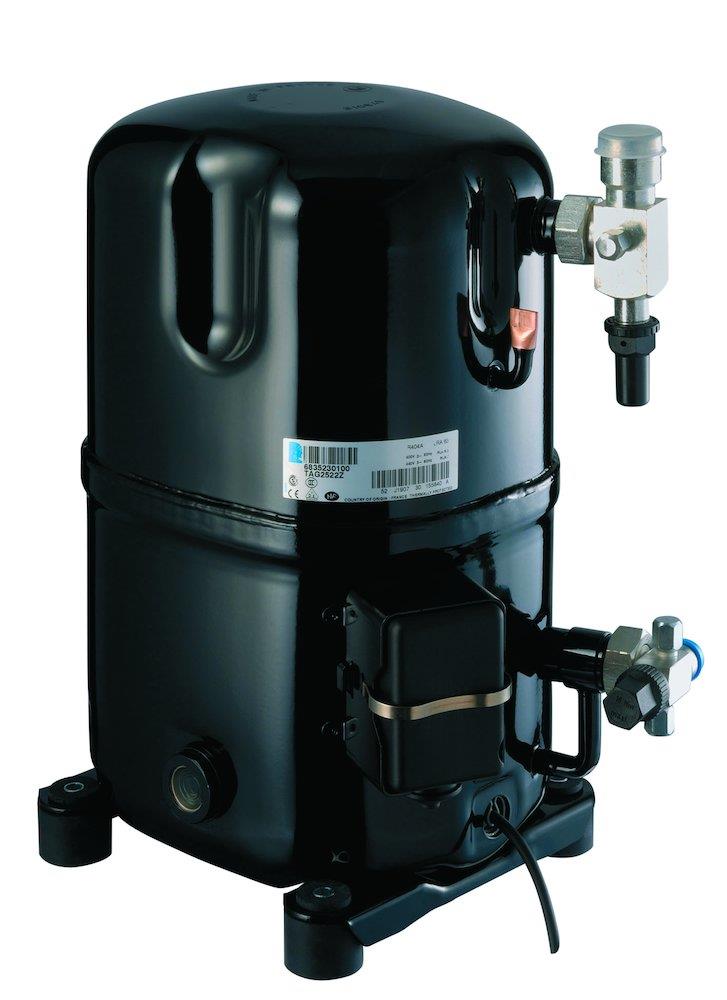 Tecumseh FH Cooling Compressor valve version - 54.3cm³, 400V, 1.19kW, 1.48kW, R452A, R404A, R448A, R449A, Frost (LBP), FH2480Z-XG