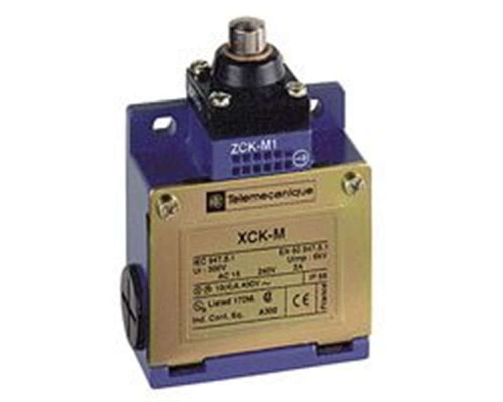 Telemecanique XCKM Limit Switch - XC Standard XCKM, 2P, Plunger head, 1NO - 1NC